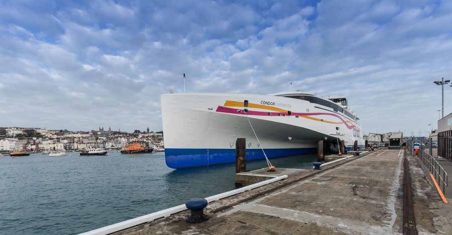Condor Liberation first official visit to Guernsey and Jersey.